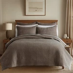 Velvet Stitch Cocoa With White King/cal Quilt Set - Levtex Home. Fixed Price $169.99.