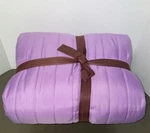 Ark Hotel Collection Full/queen Coverlet Quilt Purple/tan New 92X 96. Fixed Price $29.95.