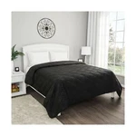 Black Coverlet- Full/queen Size- Basket Weave Quilted Pattern- Soft & L.... Fixed Price $58.88.