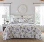 Laura Ashley Home - Keighley Collection Quilt Set 100% Twin, Lilac. Fixed Price $45.00.