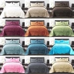 Super Soft Microplush 4-PIECE Bedspread Set Warm, Cozy Bedding For Queen/king. Fixed Price $111.75.