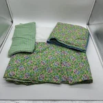Ralph Lauren Hampton Beach Club Queen Bedskirt Euro Sham & Throw Pillow Cover. Fixed Price $89.99.
