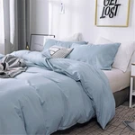 True Luxury Linen Blue Solid Us Twin Bedding Set 600/800/1000TC Egyptian Cotton. Fixed Price $77.04.