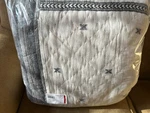 Pottery Barn Dakota King/cal. Quilt Parchment Black New W/o Tags. Fixed Price $249.95.