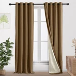 Jsfly 100 Full Blackout Velvet Curtains Liner 96 Inch Long 2 Panels For Living. Fixed Price $77.23.