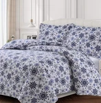 Tribeca Living SNFL170DUVETQU Set, Queen, Snowflakes. Fixed Price $62.02.