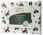 4 Piece Full Sheet Set, Trucker Trucks Bonus Side Pocket Urban Dreams New. Fixed Price $26.99.