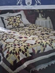 Country Cottage Sunham Patchwork Quilt Queen/full Size Variable Star X86. Fixed Price $120.00.