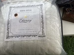 Staniey King White Solid Coverlet Set Bedding X001FQ6A6J. Fixed Price $51.50.
