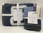Pottery Barn Kids Sullivan Sports Twin W/ 1 Euro Quilted Sham #9789W. Fixed Price $216.30.