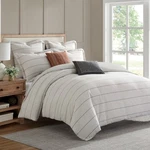 Leo Stripe Black King/cal 3PC Comforter Set - Levtex Home. Fixed Price $159.99.