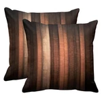 Emvency Set Of Throw Pillow Covers 18X18 18" (pack 2), Brown. Fixed Price $18.69.