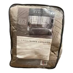 Kenneth Cole Reaction Home Horizon 1 Full/queen Quilted Coverlet 92INX96IN Taupe. Fixed Price $69.99.