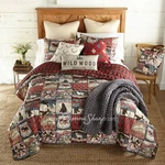 The Great Outdoors Quilted Bedding Set From Your Lifestyle By Donna Sharp. Fixed Price $76.00.