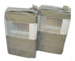 2 Dransfield & Ross Upstairs Blairsden Khaki King Shams Set Ruffle Flange New. Fixed Price $55.99.