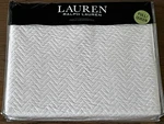 $300 Ralph Lauren Kaia Soft Grey Lightweight Full/queen Coverlet. Fixed Price $98.99.
