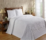 Better Trends Chenille Bedspreads Queen Size, Natural White 100% Cotton. Fixed Price $148.99.