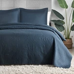 Hansleep Navy Quilt Size - Damask Ultrasonic All Season Bedspread King, .... Fixed Price $43.73.