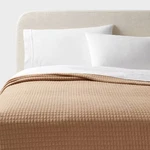 Full/queen Jersey Quilt Light Brown - Threshold. Fixed Price $28.89.
