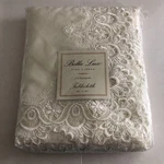 Bella Lux Tablecloth White Lace Edges 60 84 Fine Linens Victorian Classic New. Fixed Price $28.00.