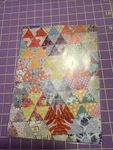 Jen Kingwell Hand Sewing Quilt Template 60 Degree Triangle Postcard Project. Fixed Price $10.00.