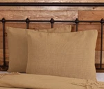 Farmhouse Standard Sham Burlap Natural Cotton Solid Bedroom Decor Vhc Brands. Fixed Price $15.00.