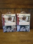 Vintage Set Of 2 Sears Heartland Star Quilt Standard Pillow Shams Patchwork. Fixed Price $34.99.