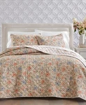Charter Club Garden Floral Twin Quilt Set Tan Cotton Holidays Reversible. Fixed Price $39.60.