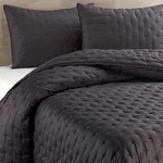 Vera Wang Luster Standard 20 X 26 Quilted Pillow Sham Charcoal Grey Cotton $150. Fixed Price $24.00.