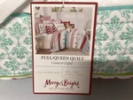 Levtex Home Merry & Bright Collecion Comet And Cupid Quilt - Full/queen.. Fixed Price $69.00.