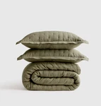 Nwt Quince European Linen Dream Quilt Set King Cal Willoleaf Msrp $234. Fixed Price $154.99.