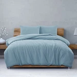 South Coast Pale Blue Embossed Quilt Cover Set By Ardor. Fixed Price $46.29.