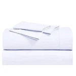 Abripedic Crispy Percale Sheets, 300-THREAD-COUNT, 4PC Solid Set, 100% .... Fixed Price $128.77.