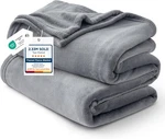 Bedsure Fleece King Size Grey - Soft Lightweight. Fixed Price $29.99.