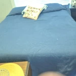 Field Crest Navy Textured Cotton Coverlet Queen. Perfect Condition. No Fade. Fixed Price $19.99.