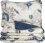 Brandream Queen Size Blue Ocean Quilted Comforter Set Nautical Bedding. Fixed Price $139.65.
