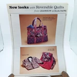 Vintage Cranston Quilt Patterns, Reversible Collections Classic Tote 121 Instruc. Fixed Price $5.60.