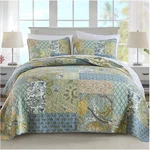 Reversible California King Quilt Set 100% Cotton Floral All-season Comfort. Fixed Price $177.09.