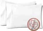 100% Egyptian Cotton Pillow Cases Set Of 2, 600 Thread Count White Standard/quee. Fixed Price $18.40.
