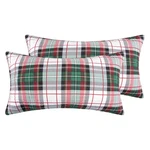 Spencer Plaid Green King Sham Set Of 2 - Levtex Home. Fixed Price $44.99.
