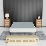 Durable 8-INCH Box Spring For King Mattress Easy Assembly, Natural Wood. Fixed Price $375.99.