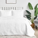 White Quilt Size - Damask Ultrasonic Summer Bedspread Queen, Soft Lightwei. Fixed Price $42.63.