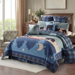 Virah Bella - Evening Stroll Lightweight Reversible Quilt Set. Fixed Price $89.95.