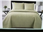 Vcny Home Caroline Embossed 3 Piece Quilt Set Taupe, Closer To Gray Full/queen. Fixed Price $47.99.