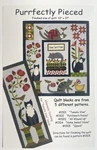 Purrfectly Pieced Appliqu Full Set Of 5 Quilt Patterns Wool/flannel Cats Garden. Fixed Price $39.00.