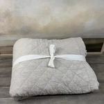 Pottery Barn Belgian Flax Linen Diamond Quilt Full/queen Washed Wrinkled. Fixed Price $179.95.