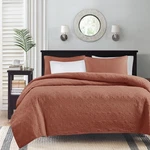 Madison Park Set Reversible Damask Quilted Coverlet For Size Cotton-f, Kin. Fixed Price $119.99.