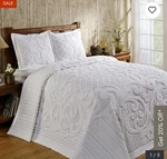 Better Trends Black 100% Cotton Chenille Bedspreads King 120 X110. Fixed Price $89.99.