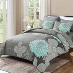 Yiran 7 Pieces Bag Floral Comforter Set Queen Flowers Bedding Soft. Fixed Price $86.65.