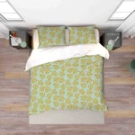 3D Pattern Fan Green Triangle Quilt Cover Set Duvet Bedding Pillowcases. Fixed Price $119.99.